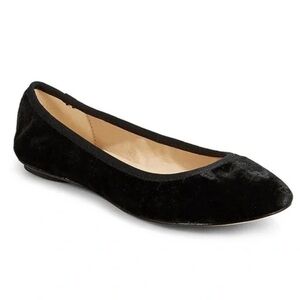 Karl Lagerfeld Paris Velvet Ballet Flats